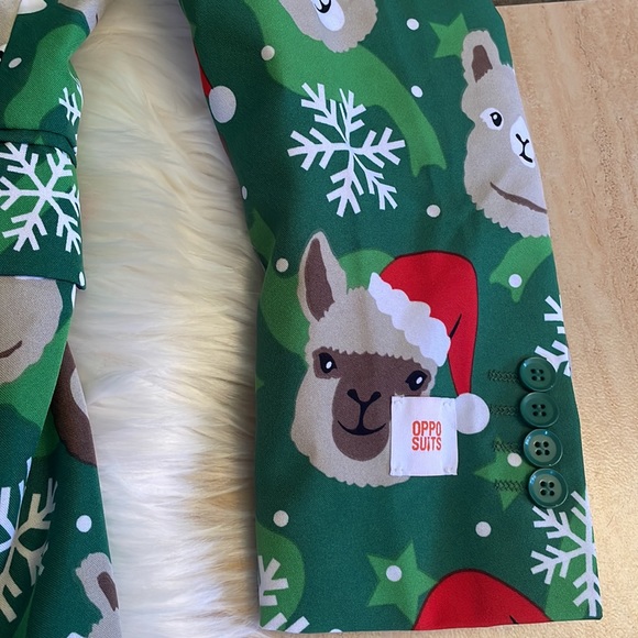 OppoSuits Llamas/ Christmas Blazer - Picture 3 of 7